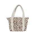Kye Leopard Zipper Tote Bag