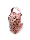 Kye Leopard Sand / Fuchsia Quilted Boot Bag