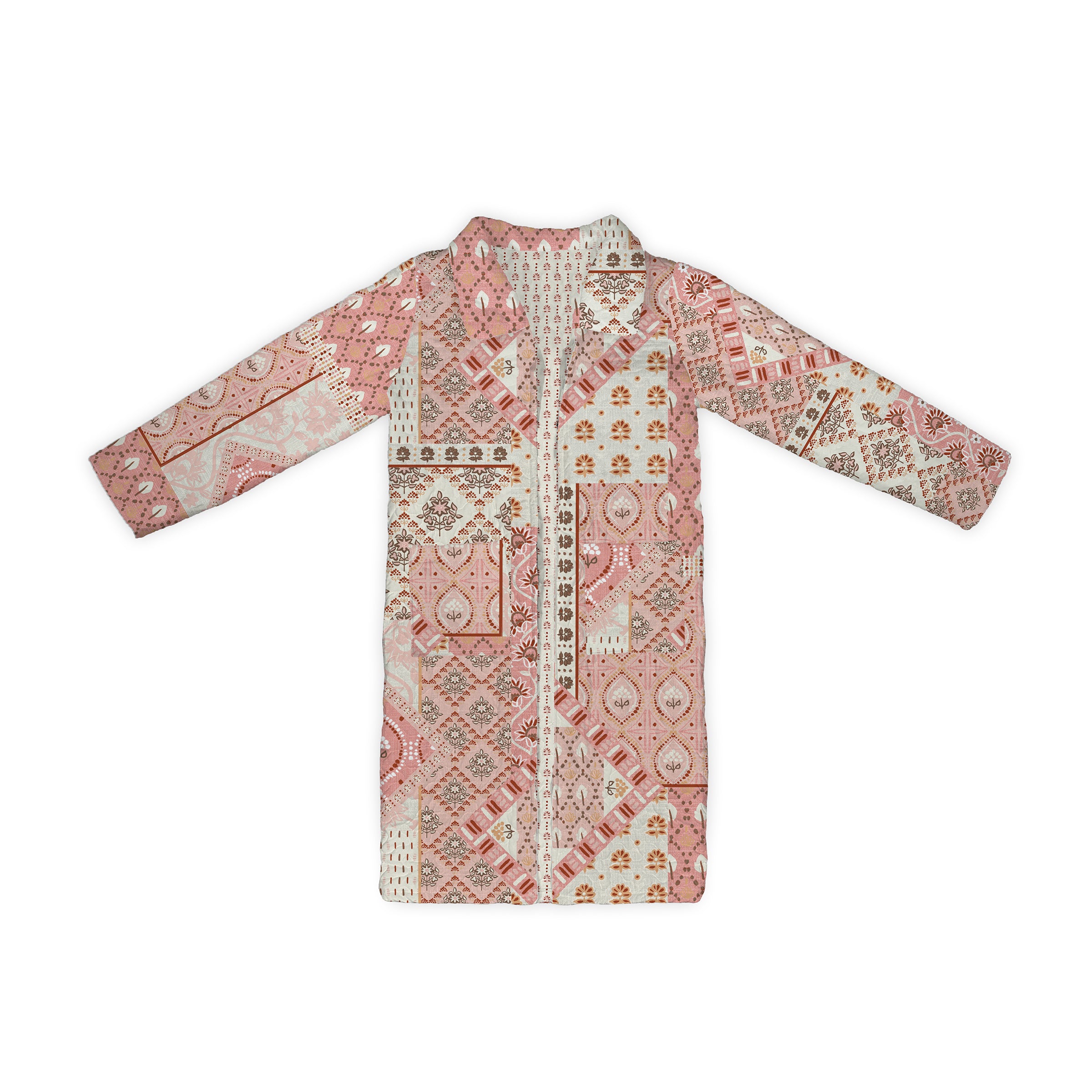 Laramie Patchwork Sand Quilted Duster – Ida Mae Home