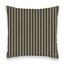 Lazy J Black Quilted 20" Pillow