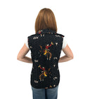 Lazy J Black Quilted Ruby Vest