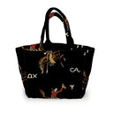 Lazy J Black Quilted Handbag