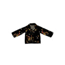 Lazy J Black Youth Quilted Snap Jacket