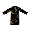 Lazy J Black Quilted Duster