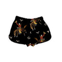 Lazy J Black Quilted Scallop Shorts *Web Exclusive*