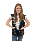 Lazy J Black Quilted Ruby Vest