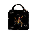 Lazy J Black Quilted Handbag