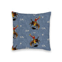 Lazy J Chambray Quilted 20" Pillow