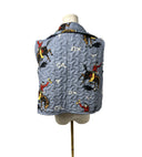 Lazy J Chambray Quilted Cate Vest