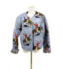 Lazy J Chambray Cropped Quilted Jacket