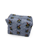 Lazy J Chambray Quilted Makeup Bag