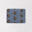 Lazy J Chambray Quilted Pet Bed