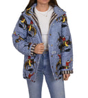 Lazy J Chambray Quilted Snap Jacket