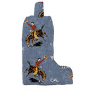 Lazy J Chambray Quilted Boot Bag