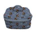 Lazy J Chambray Quilted Travel Case