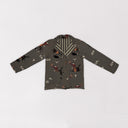 Lazy J Charcoal Quilted Snap Jacket