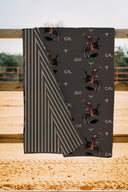 Lazy J Charcoal Quilt