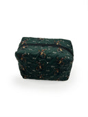 Lazy J Emerald Quilted Makeup Bag