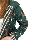 Lazy J Emerald Quilted Snap Jacket