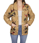 Lazy J Gold Quilted Jacket