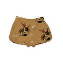 Lazy J Gold Quilted Scallop Shorts *Web Exclusive*