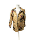 Lazy J Gold Quilted Snap Jacket