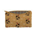 Lazy J Gold Quilted Makeup Bag