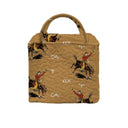 Lazy J Gold Quilted Handbag