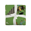 Lazy J Green Baby Blanket