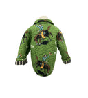 Lazy J Green Youth Quilted Snap Jacket
