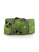 Lazy J Green Quilted Weekender Duffle Bag