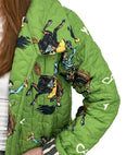 Lazy J Green Quilted Duster