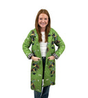 Lazy J Green Quilted Duster