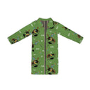 Lazy J Green Quilted Duster