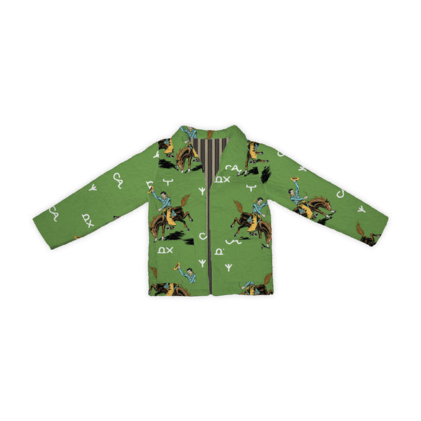 Lazy J Green Quilted Jacket