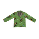 Lazy J Green Quilted Snap Jacket