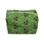 Lazy J Green Quilted Makeup Bag