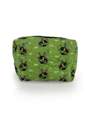 Lazy J Green Quilted Makeup Bag