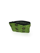 Lazy J Green Quilted Makeup Bag