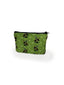 Lazy J Green Quilted Makeup Bag