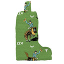 Lazy J Green Quilted Boot Bag