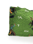 Lazy J Green Quilted Tote