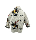 Lazy J Linen Youth Quilted Snap Jacket