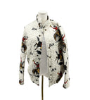 Lazy J Linen Quilted Bomber Jacket *Web Exclusive*