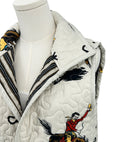 Lazy J Linen Quilted Cate Vest