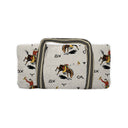 Lazy J Linen Quilted Weekender Duffle Bag