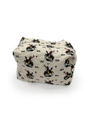 Lazy J Linen Quilted Makeup Bag