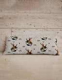 Lazy J Linen Quilted Oblong 14" x33" Pillow