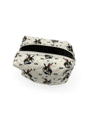 Lazy J Linen Quilted Makeup Bag