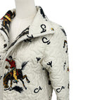 Lazy J Linen Quilted Snap Jacket
